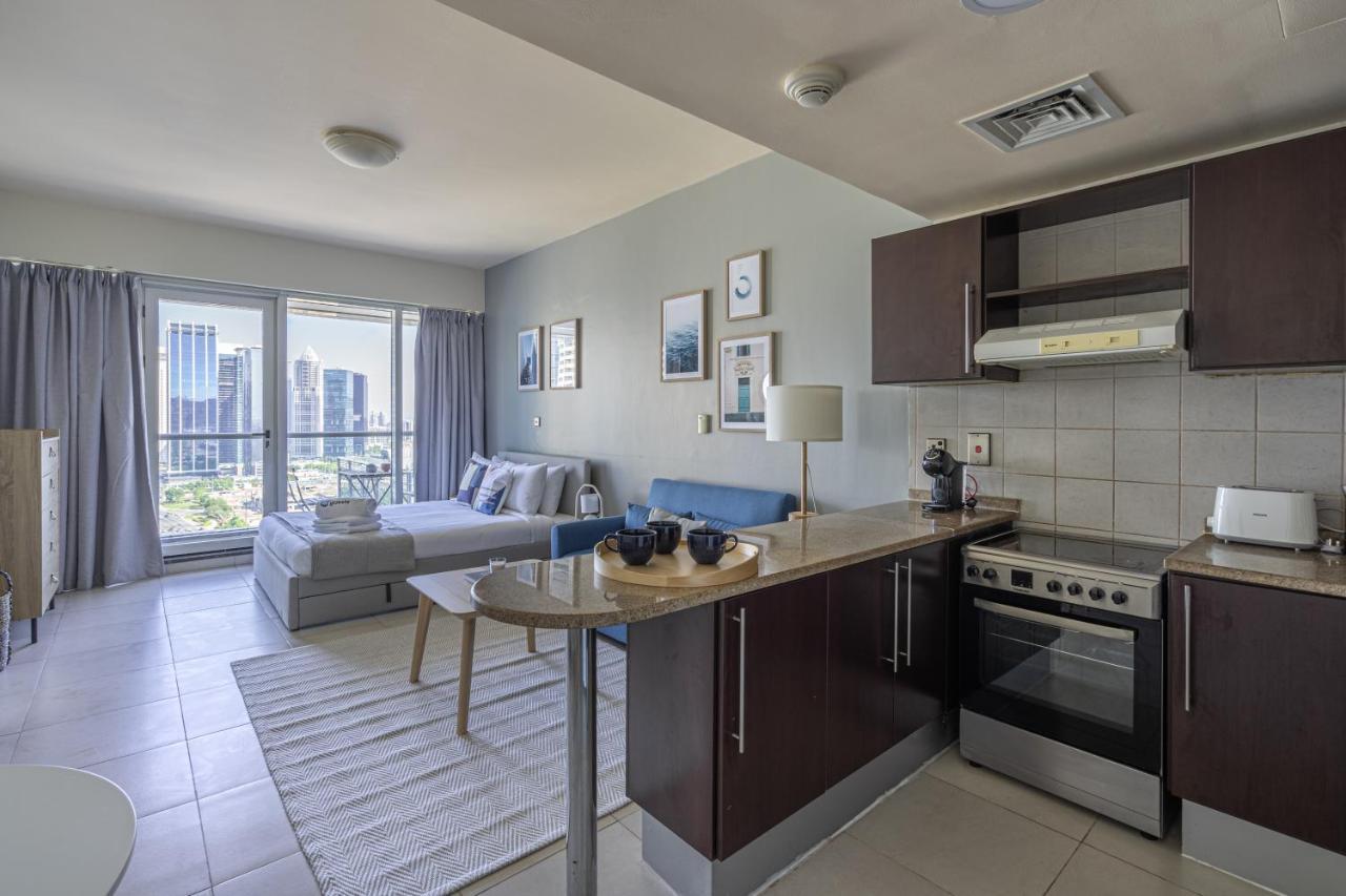 Higuests - Modern Studio With Incredible City Skyline View Dubai Bagian luar foto