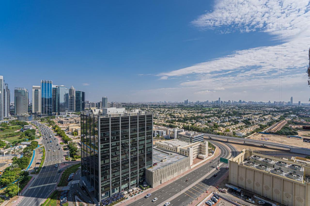 Higuests - Modern Studio With Incredible City Skyline View Dubai Bagian luar foto