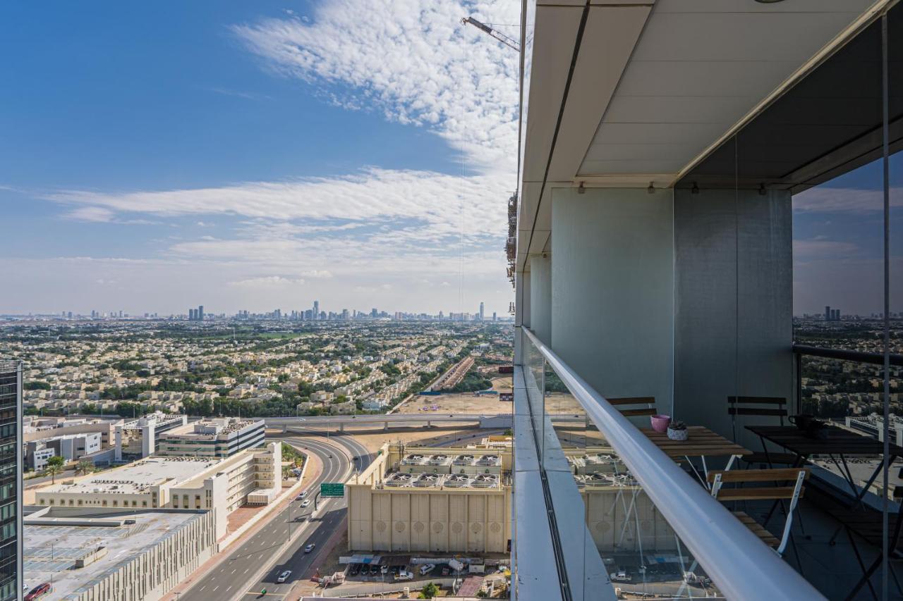 Higuests - Modern Studio With Incredible City Skyline View Dubai Bagian luar foto